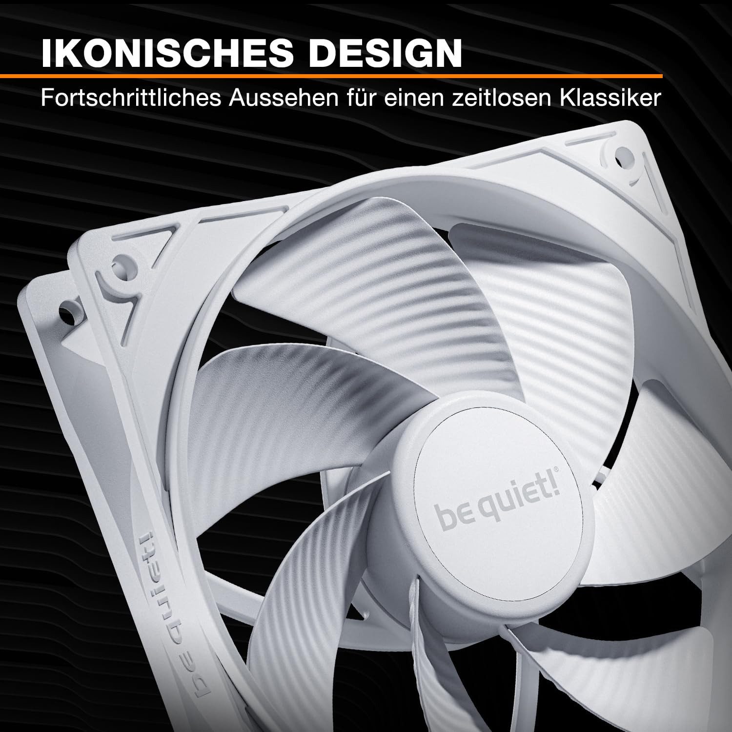 BeQuiet Computer-Kühler BL136, White PWM Lüfter mit invertierten Flügeln, Triple Pack