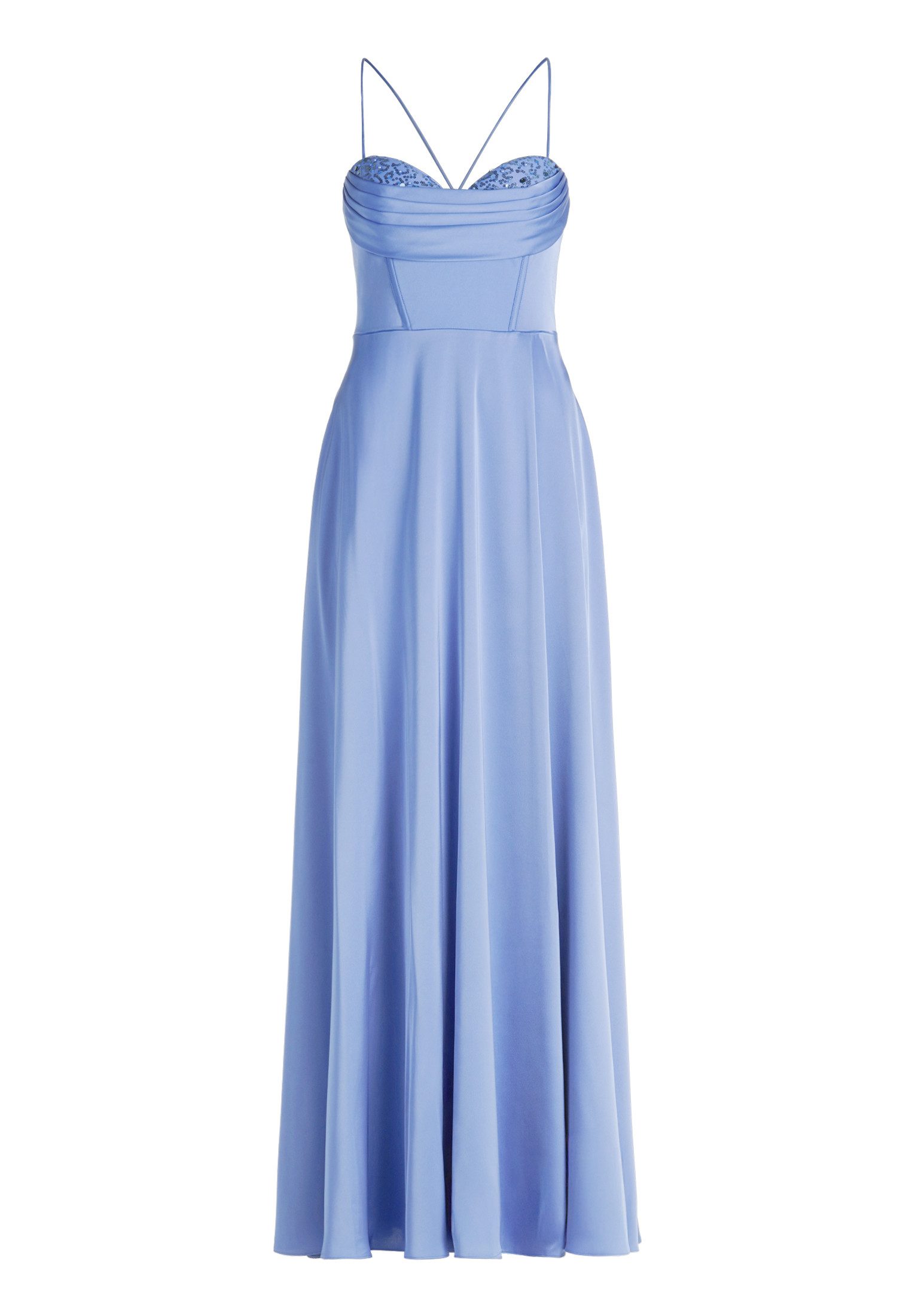 Vera Mont Abendkleid Damen mit Wasserfallausschnitt