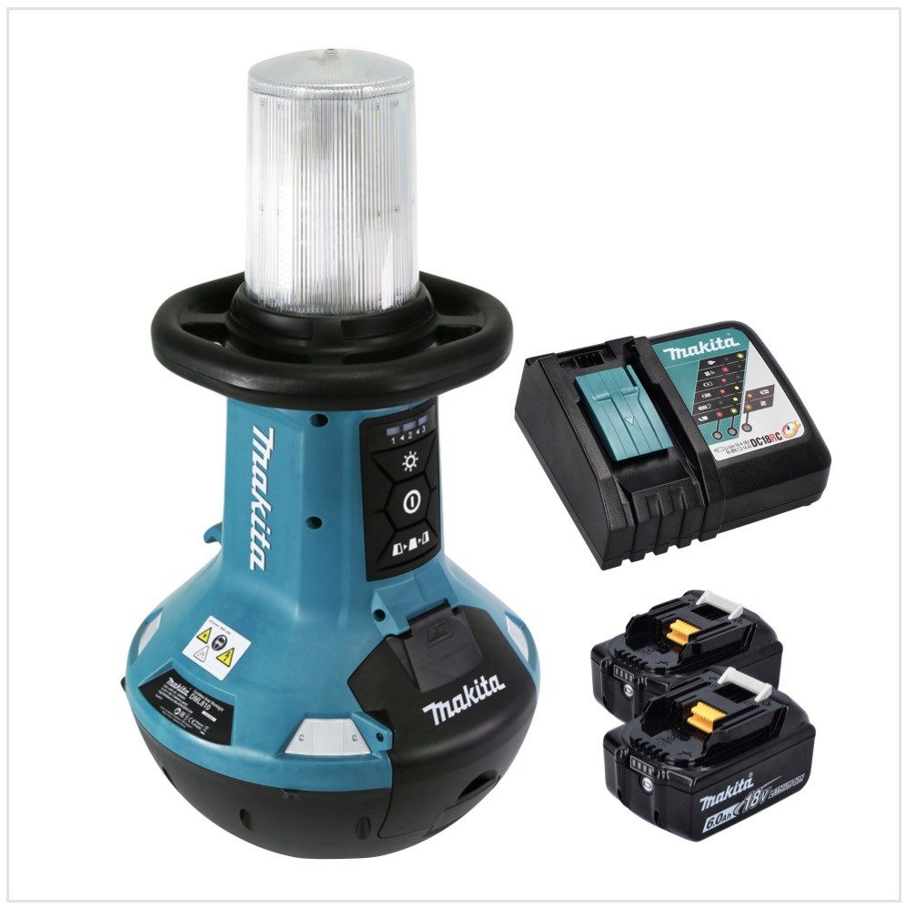 Makita Baustrahler DML 810 RG Akku LED Flächenlicht 18 / 36 V (2 x 18 V) 5500 lm IP54