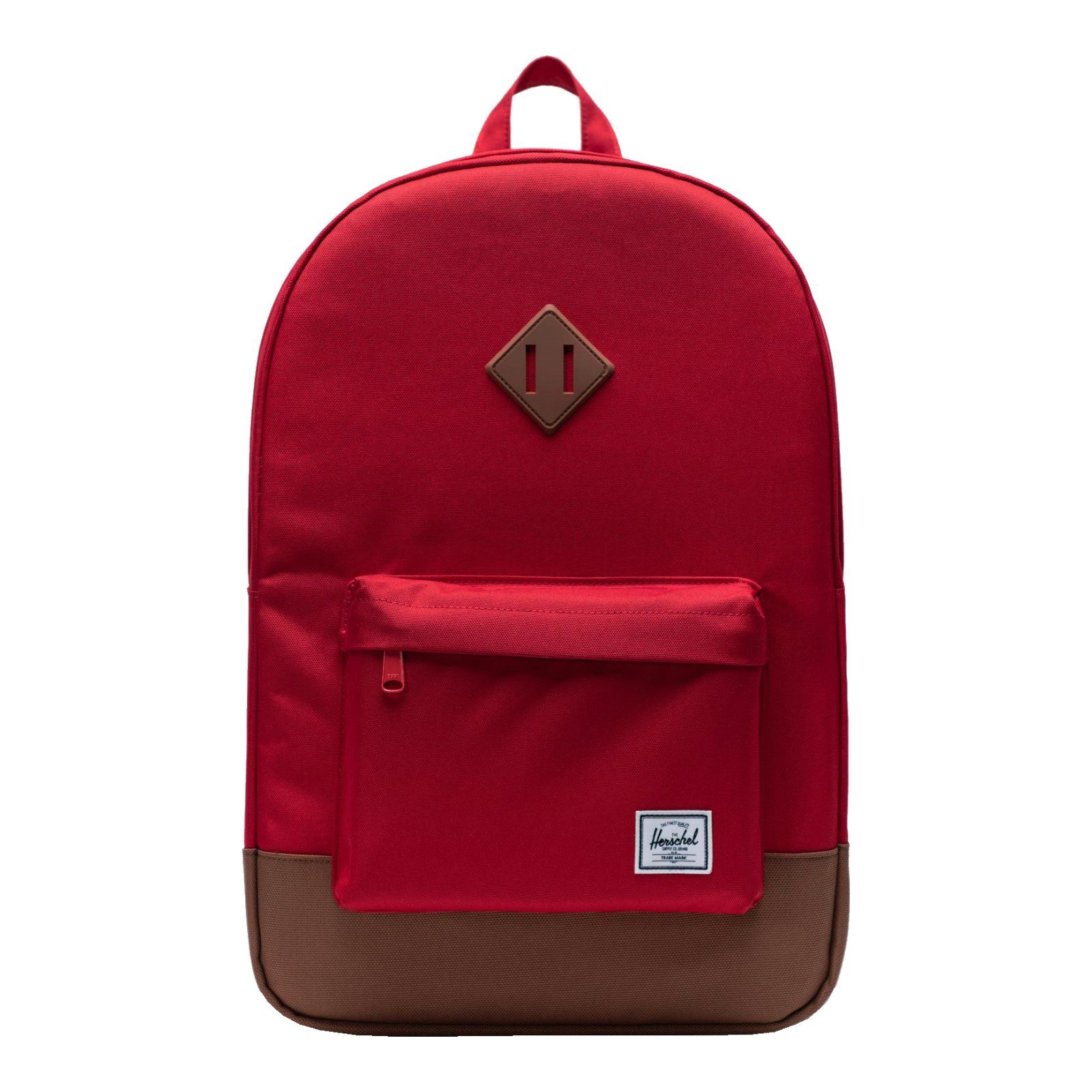 Herschel Freizeitrucksack Rucksack Heritage, mit Hersteller Patch 03271 red / saddle brown