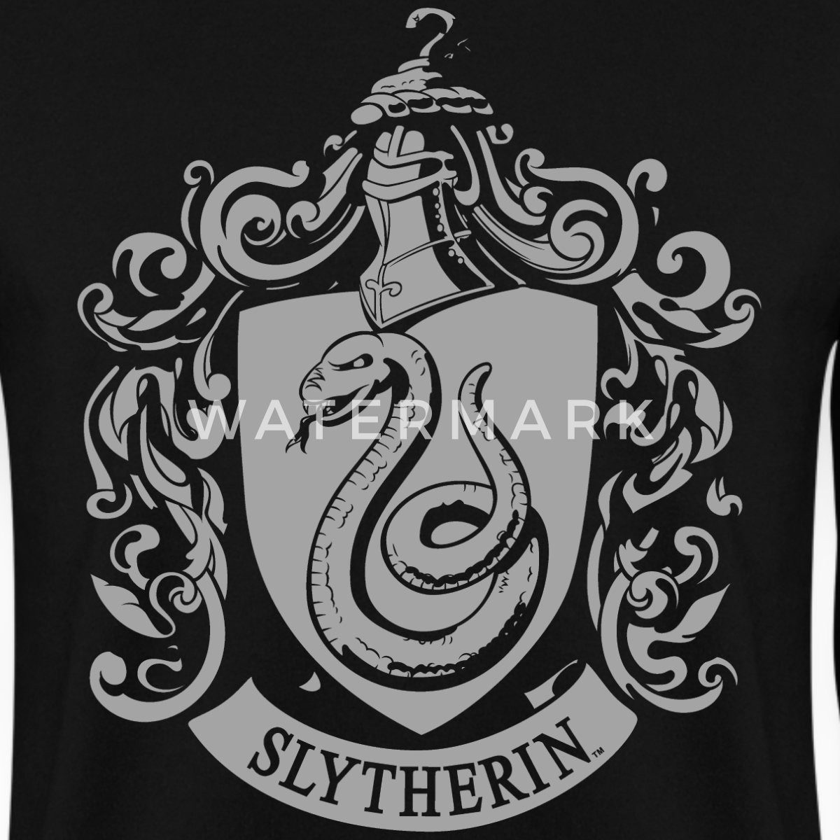 Spreadshirt Sweatshirt Harry Potter Slytherin Banner Wappen Unisex Pullover (1-tlg)
