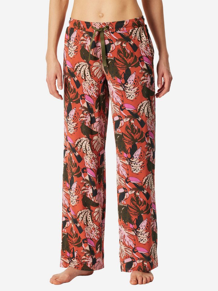 Schiesser Pyjamahose Mix Relax Schlafhose, Nacht Hose, Loungehose
