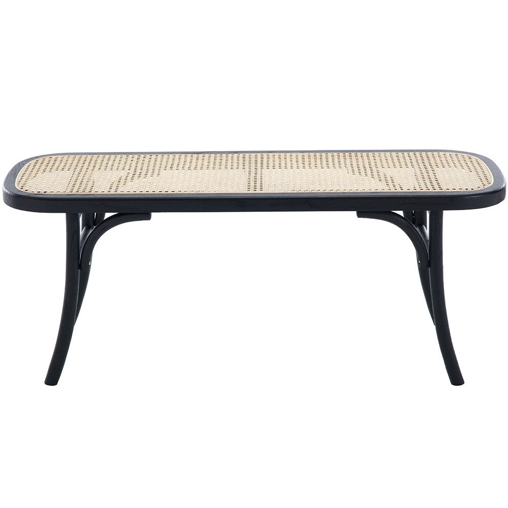 WAHSON OFFICE CHAIRS Sitzbank Esstischbank Rattan Holz Esszimmerbank 96.5cm günstig online kaufen