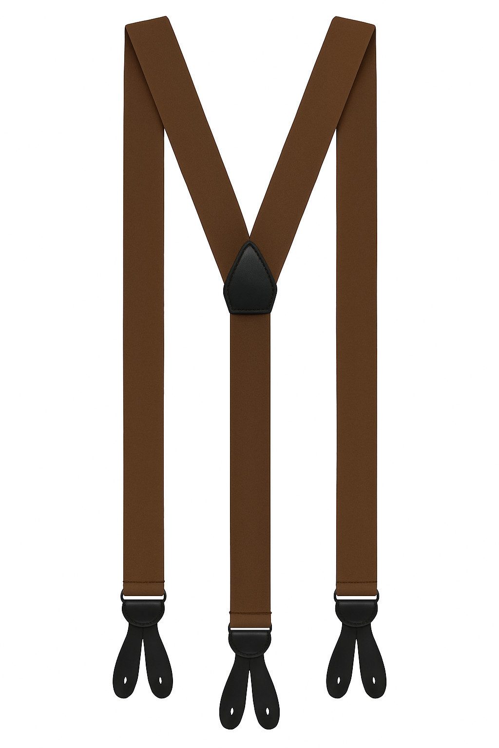 ZUKUNFTSENKEL Підтяжки Підтяжки Herren 3,5 cm Breite Y-Form mit Knopfverschluss (Deutsche Produktion, Komfortabel) Lederriemen Knopfverschluss, ohne Clips