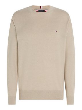 Tommy Hilfiger Rundhalspullover MOULINE ORGANIC COTTON C NECK