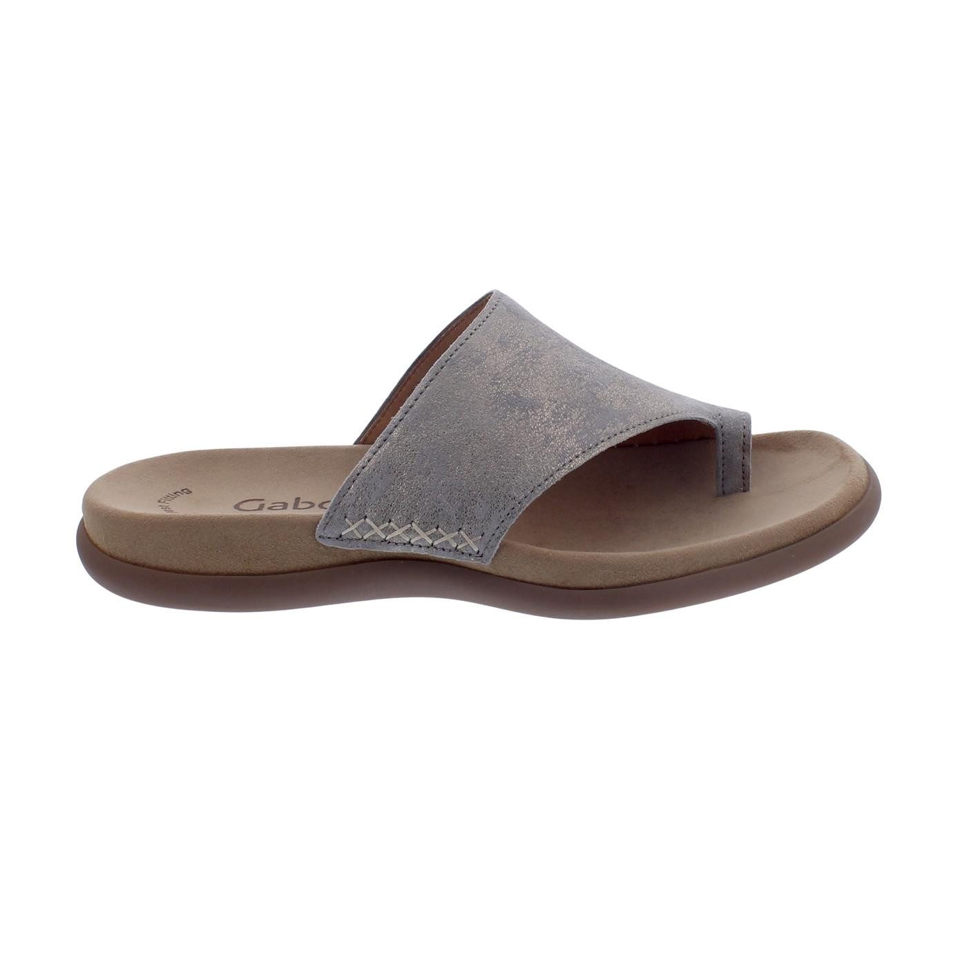 Gabor Gabor Pantolette 63.700.62, Caruso Metallic günstig online kaufen