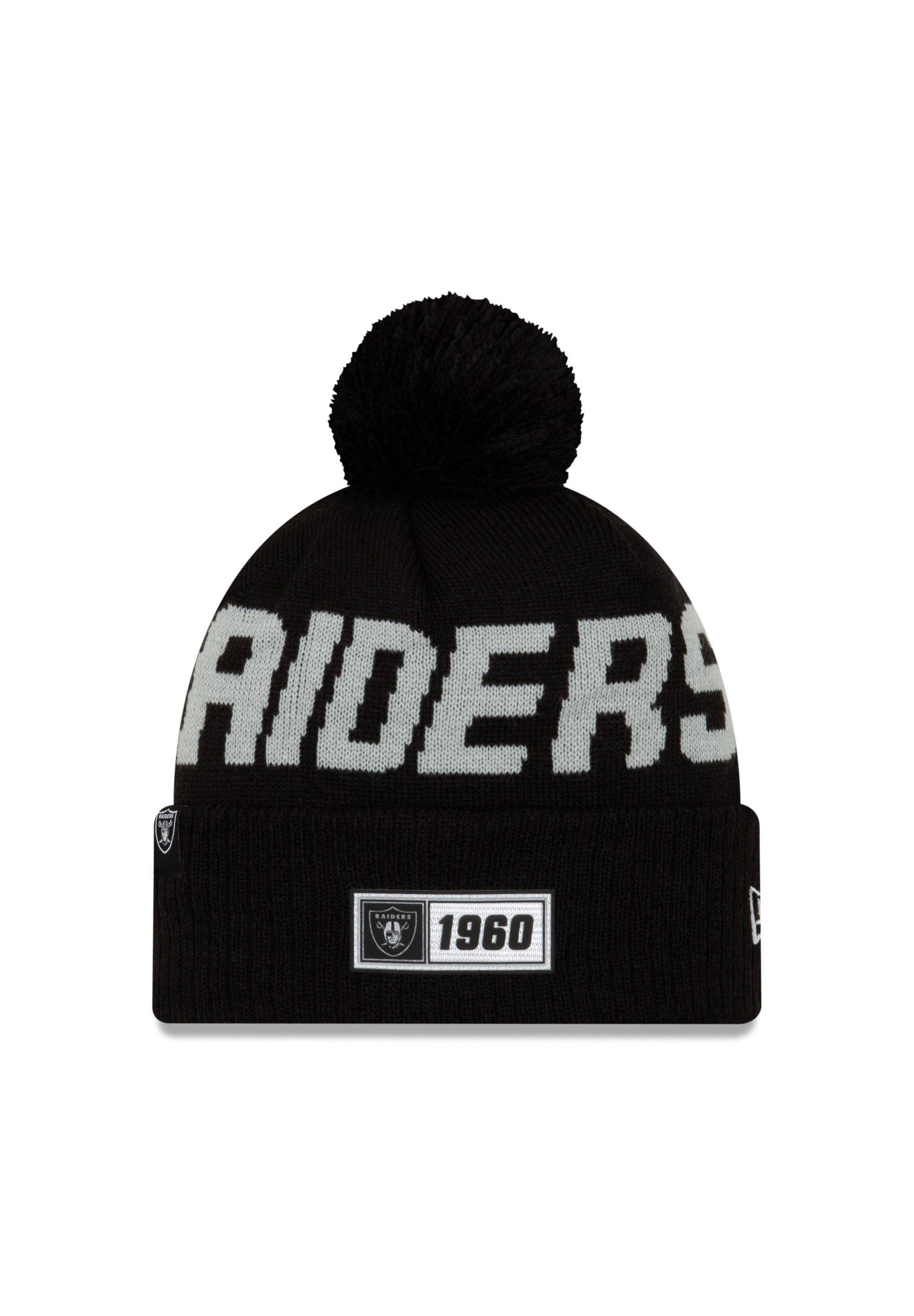 New Era Beanie Oakland Raiders 2019 On Field Road 1960 Beanie One-Size