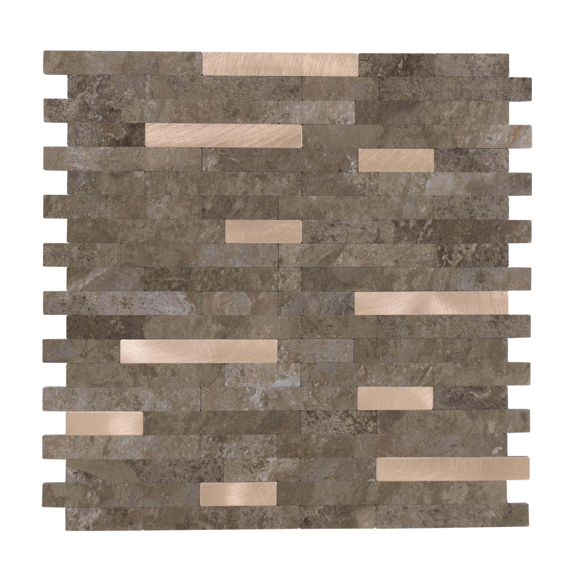 Mozaiek Tegels Zelfklevende Hexagon Goud 29x31cm Mozaiek Tegels Zelfklevende Hexagon Goud 29x31cm