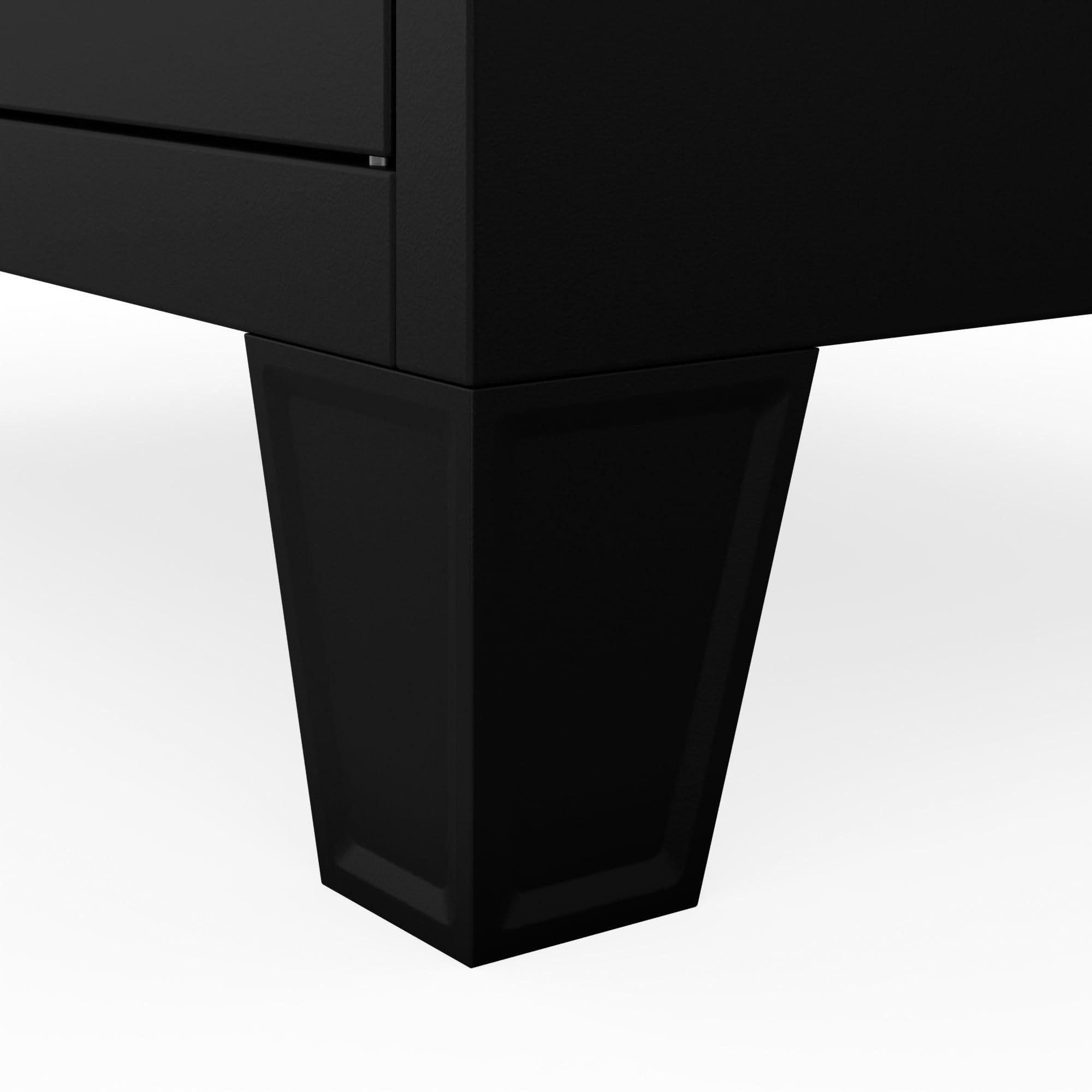 Jan Nowak Mehrzweckschrank Metall Kleiderspind 56 cm BARTEK 2 Plus 4 Fächer abschließbar (0,6 mm 172 x 56 x 45 cm Kleiderstange Wandmontage möglich) Garderobenschrank Schloss je Fach hoch robust 4 Farben PZH