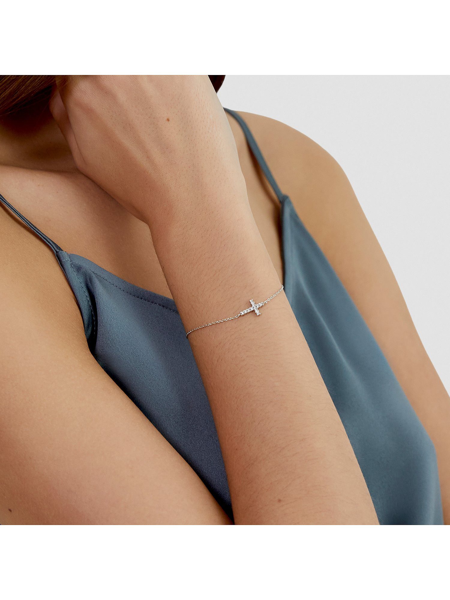s.Oliver Armband S.Oliver Damen-Armband 925er Silber 11 Zirkonia