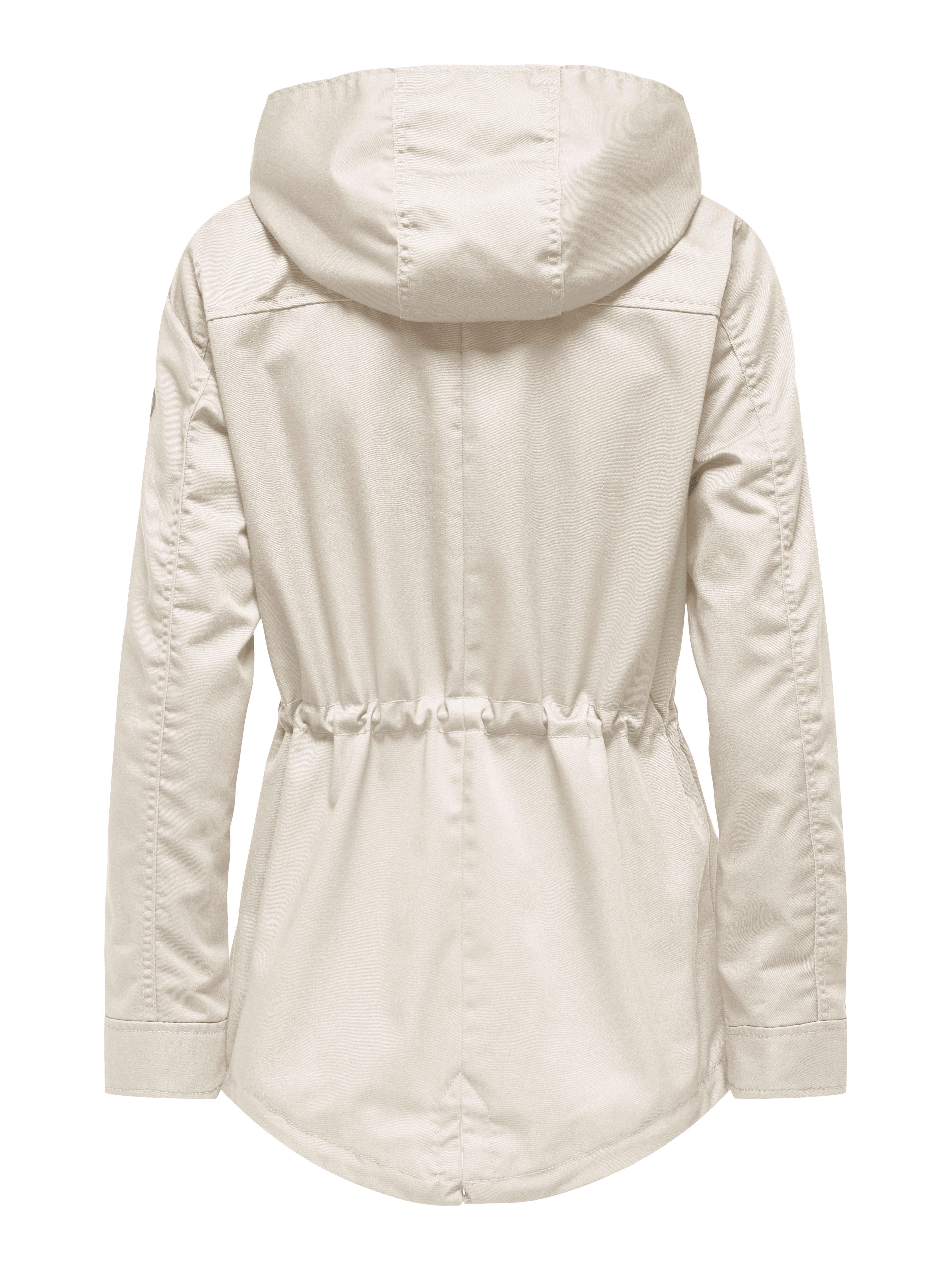 ONLY Parka ONLLORCA LIFE CANVAS PARKA CC OTW mit Kordelzug in der Taille