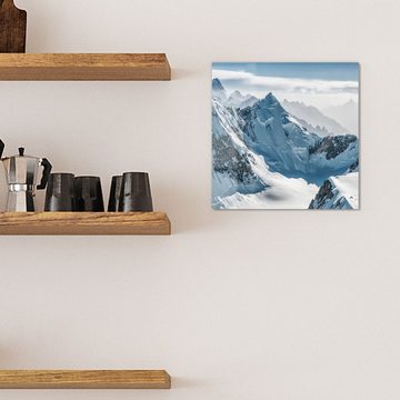 DEQORI Magnettafel 'Schneebedeckter Karakorum', Whiteboard Pinnwand beschreibbar