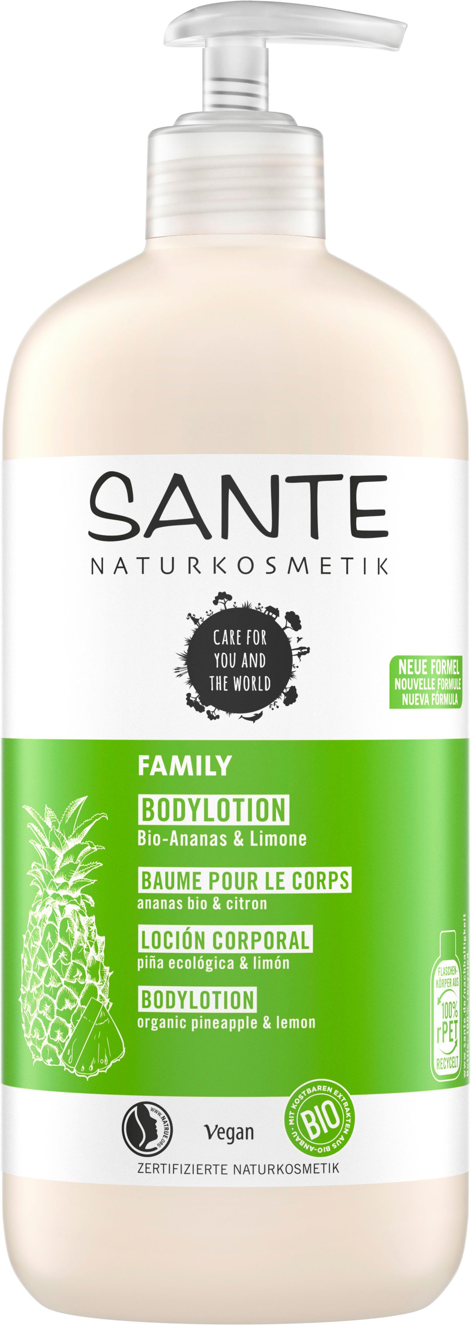 SANTE Bodylotion Sante Family Bodylotion, Spendet intensiv Feuchtigkeit &  schützt vor dem Austrocknen