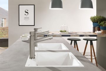 Villeroy & Boch Einbauspüle Keramikspüle 33152FJ0, Subway 50 S flat - Hochwertige Qualität