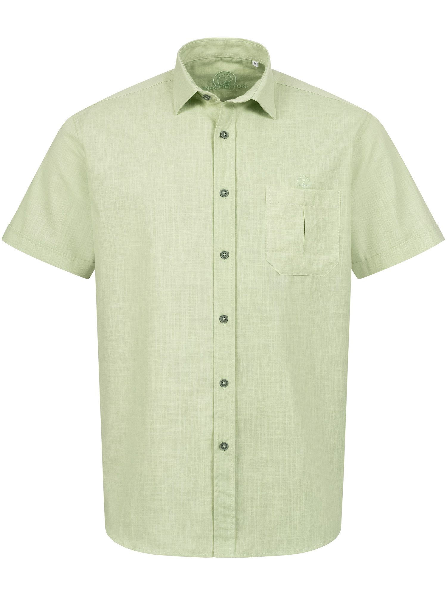 Indumentum Kurzarmhemd Herren Hemd Kurzarm Hemd Leinen-Optik günstig online kaufen
