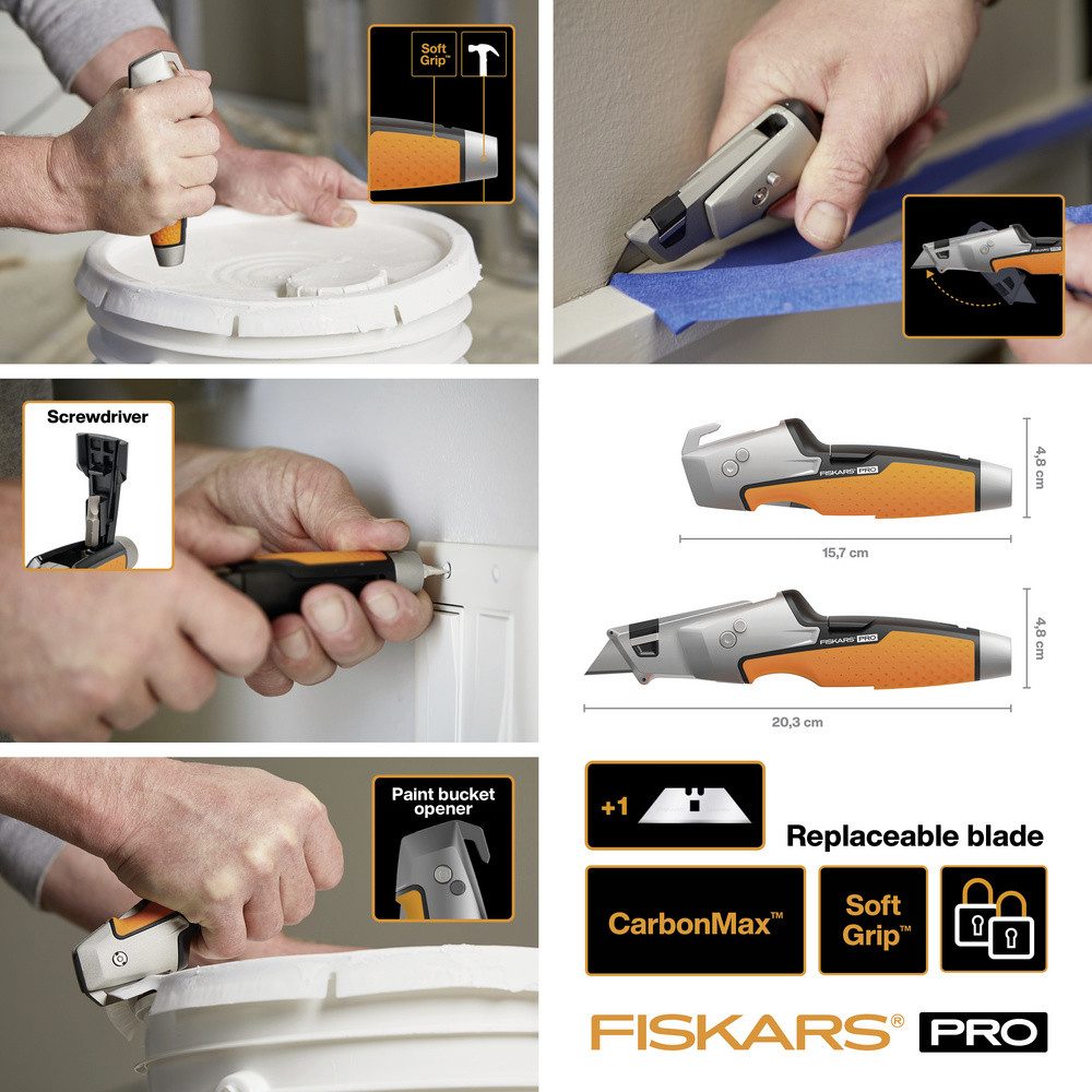 Fiskars Cuttermesser Fiskars 1027225 CarbonMax™ Universal-Malermesser 1 St.