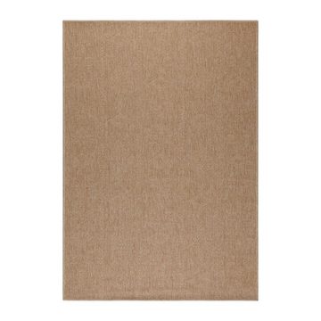 Outdoorteppich, Homtex, 80 x 150 cm, In & Outdoor Teppich Wetterfest Läufer Beige Balkon Teppich Wasserfest