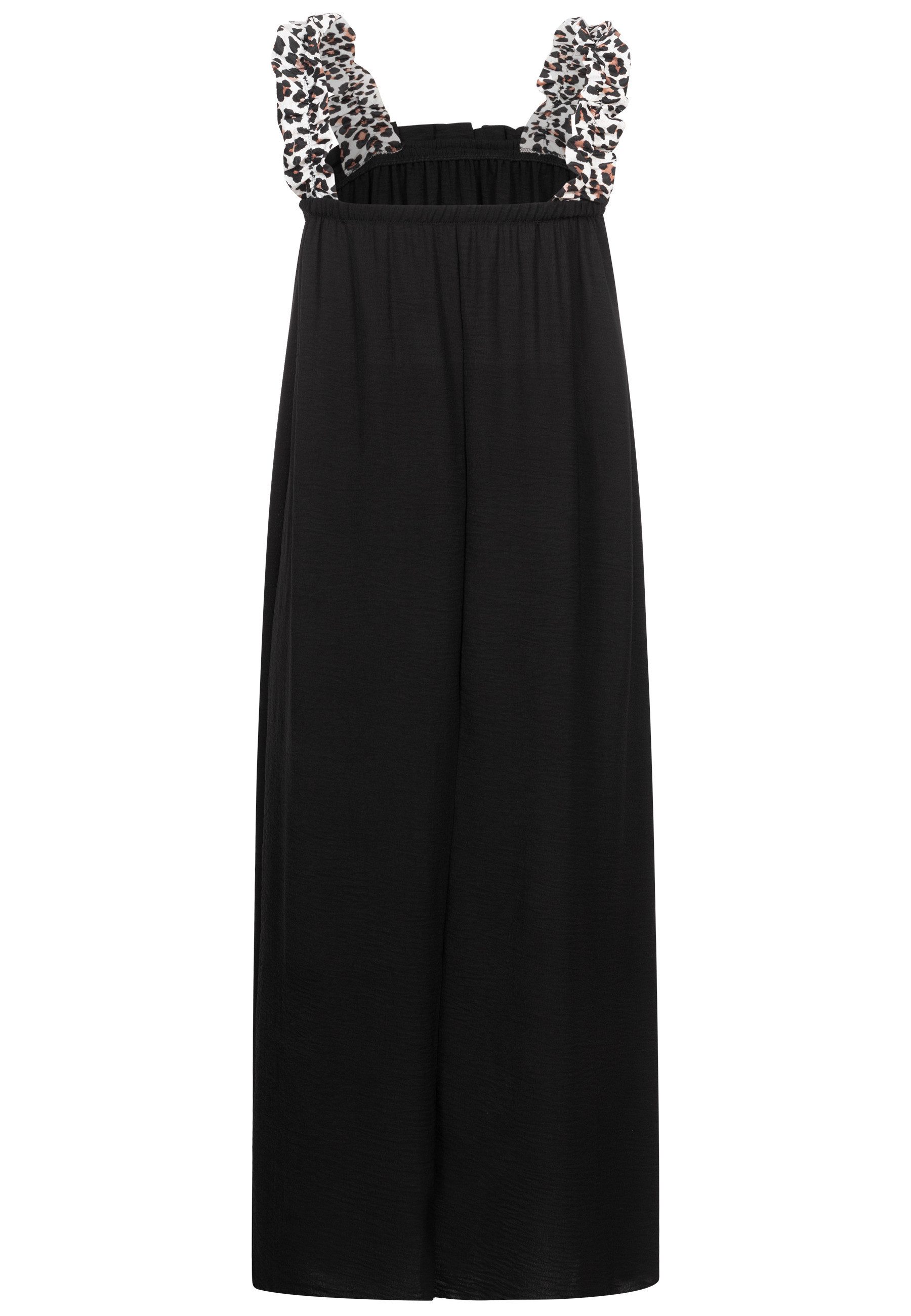 CLOUD 5IVE Shirtkleid CLOUD 5IVE A-Line Dress with leo print straps (1-tlg)