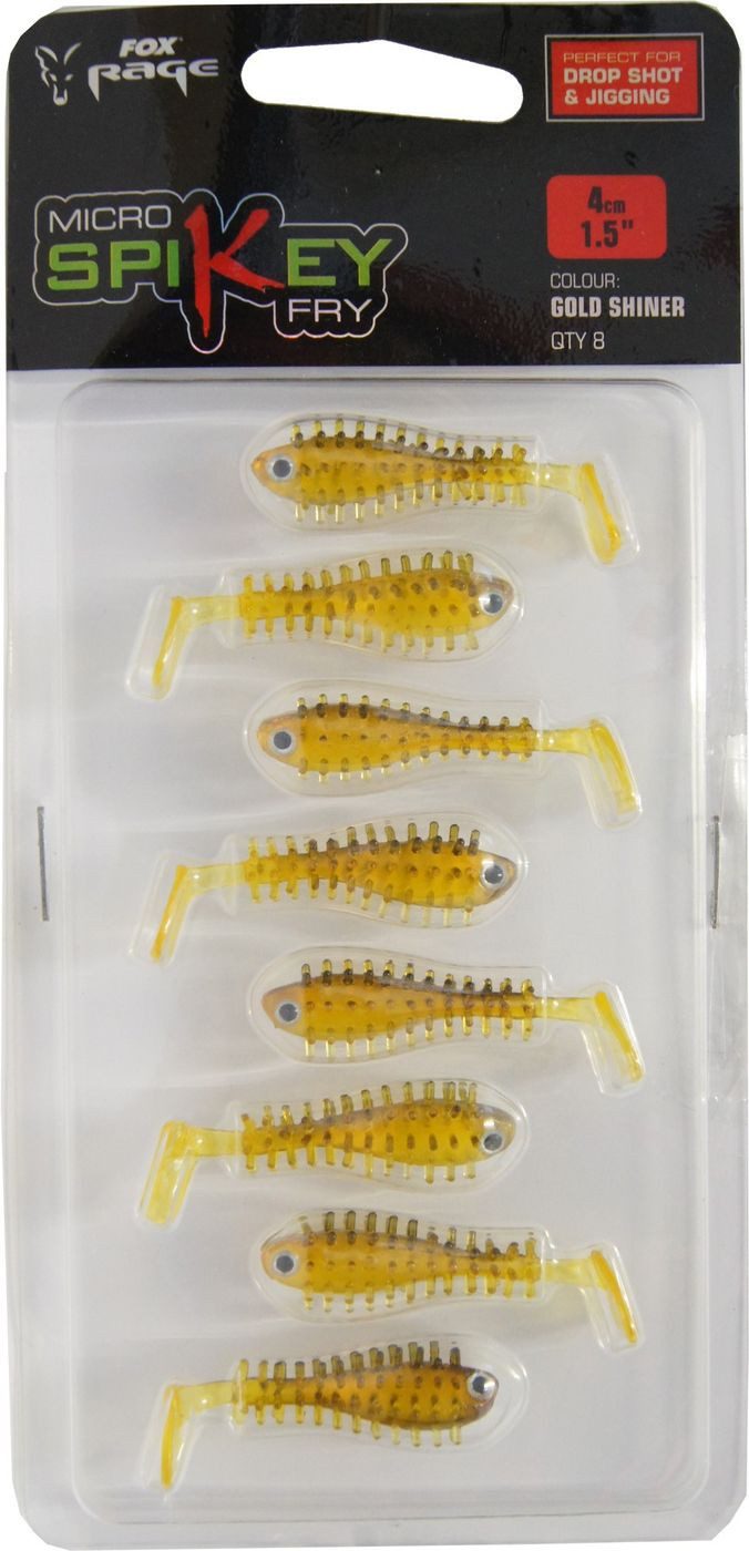 Kunstköder Fox Rage Micro Spikey Fry 4cm (8 Stück) Gummifische