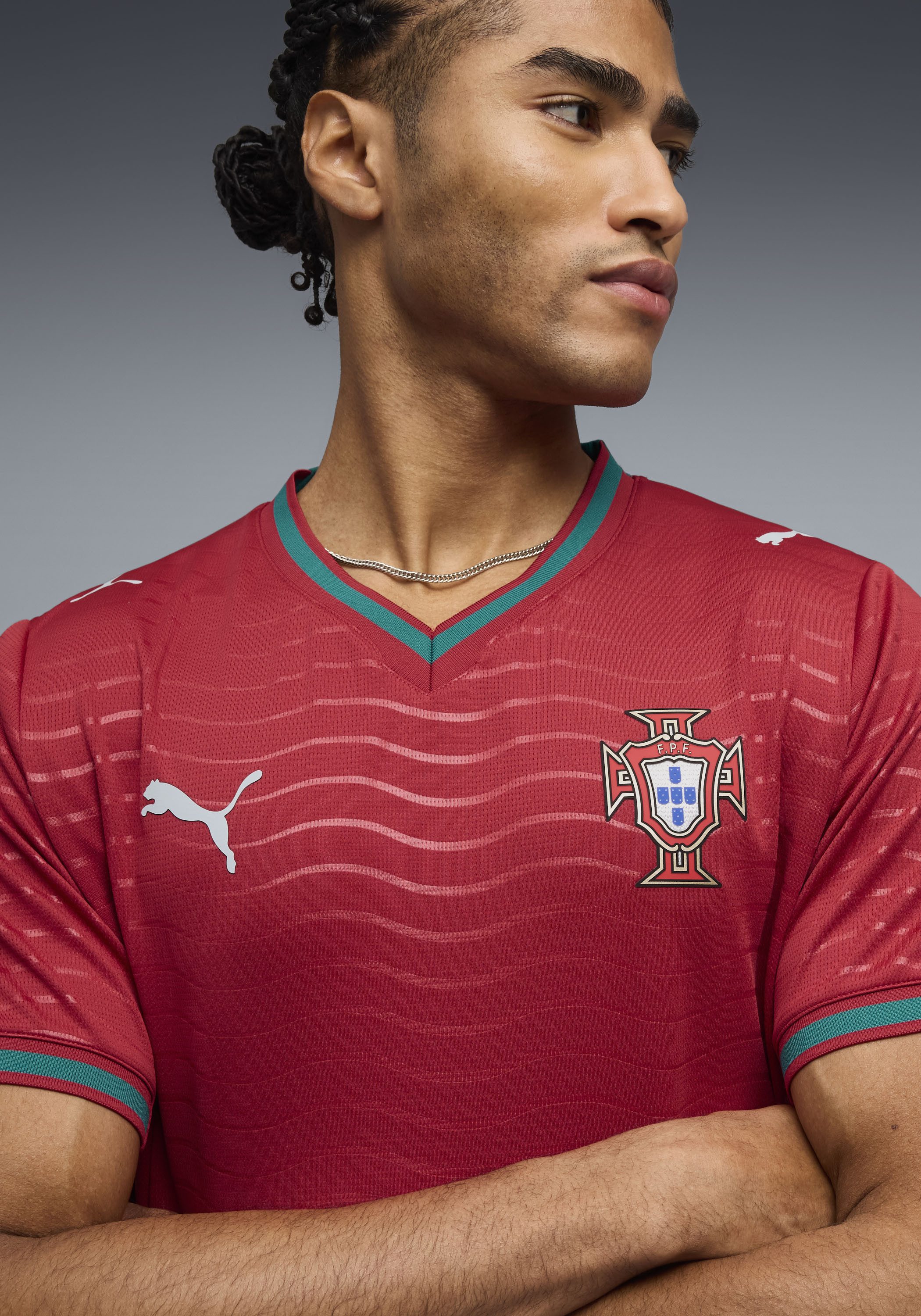 PUMA Fußballtrikot FPF HOME JERSEY REPLICA für Fußball, Kurzarm, mit Rundhalsausschnitt, DryCELL-Technologie