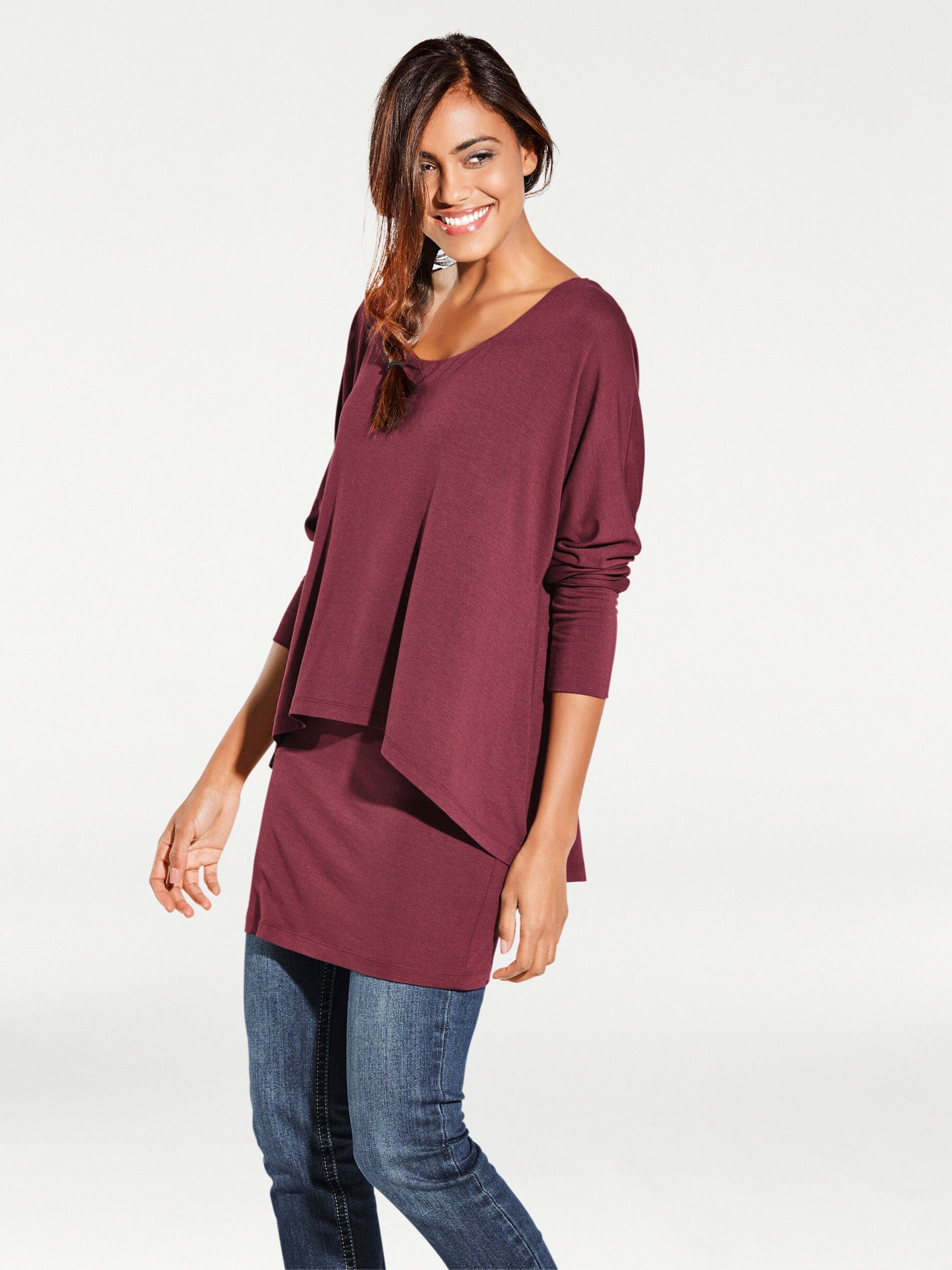 heine T-Shirt Rundhals-Shirt günstig online kaufen