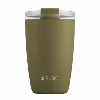 FLSK Coffee-to-go-Becher CUP Khaki 350 ml, Edelstahl