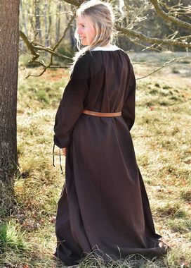 Battle Merchant Burgfräulein-Kostüm Mittelalterkleid, Unterkleid Braun, Ana, Gr. XXL