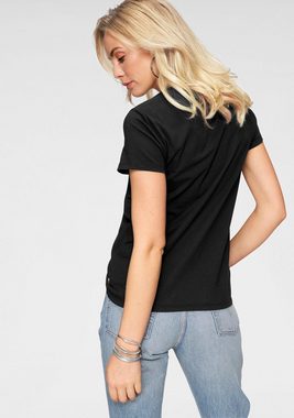 Levi's® Rundhalsshirt THE PERFECT TEE mit Logo im Metallic-Holo Print