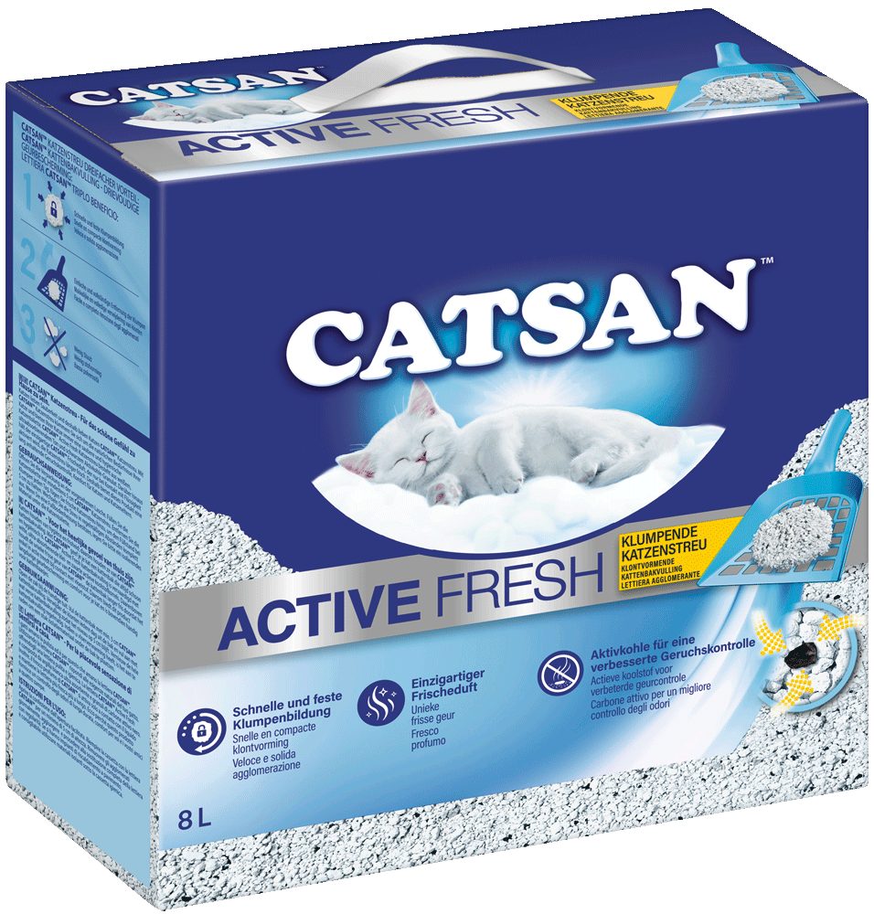 CATSAN Hygienestreu Catsan Katzenstreu Klumpstreu Streu klumpend Active