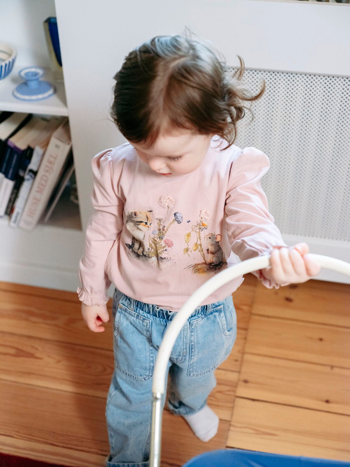 Hust & Claire Langarmshirt Ajsa (1-tlg) Liebevoller Tier-Print mit Naturmotiv
