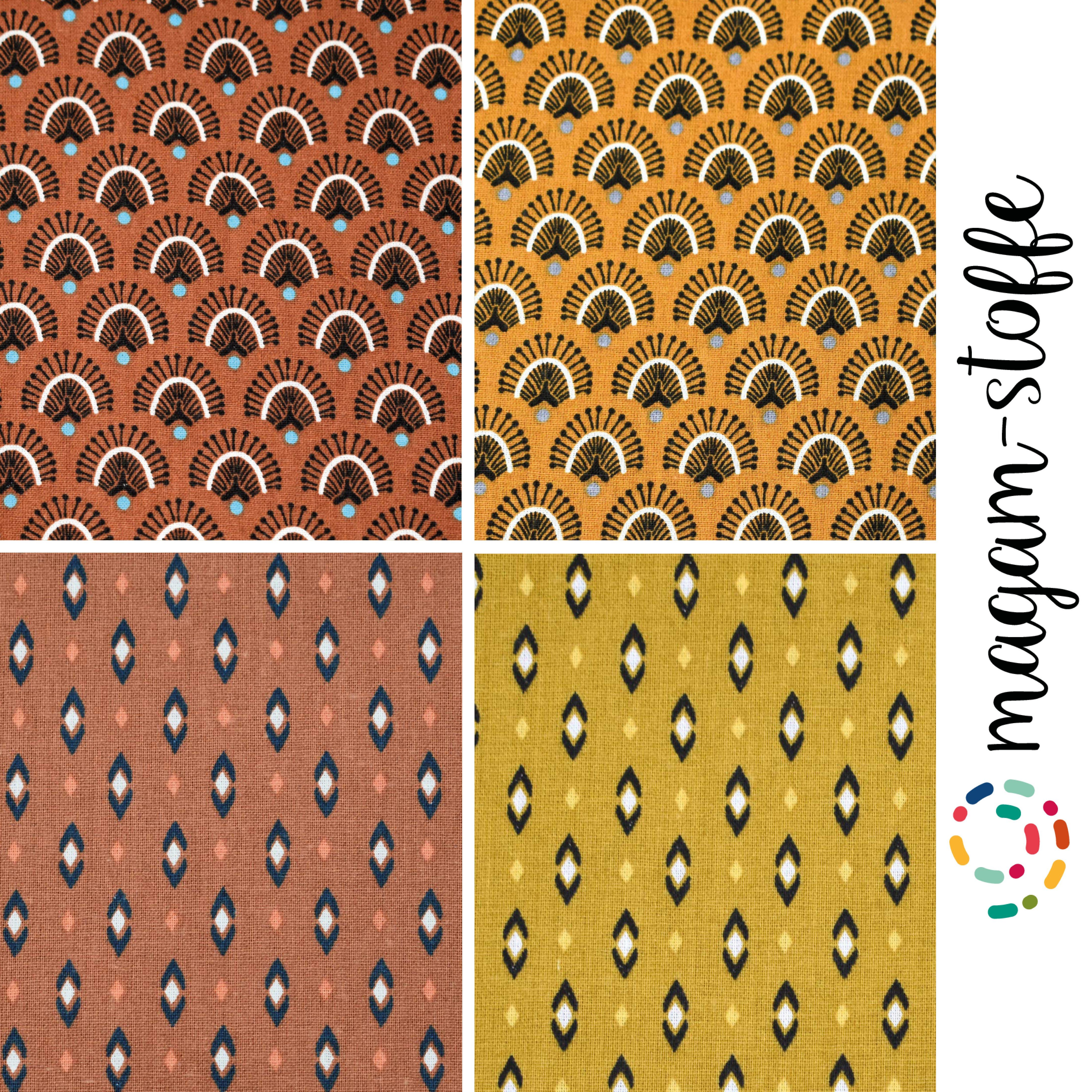 MAGAM-Stoffe Stoff "Lille", Design Baumwollstoff aus Frankreich ÖKO-TEX Meterware ab 50cm