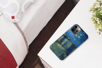 MuchoWow Handyhülle Die sternenklare Nacht - Vincent van Gogh, Handyhülle Apple iPhone 13 Pro Max, Smartphone-Bumper, Print, Handy