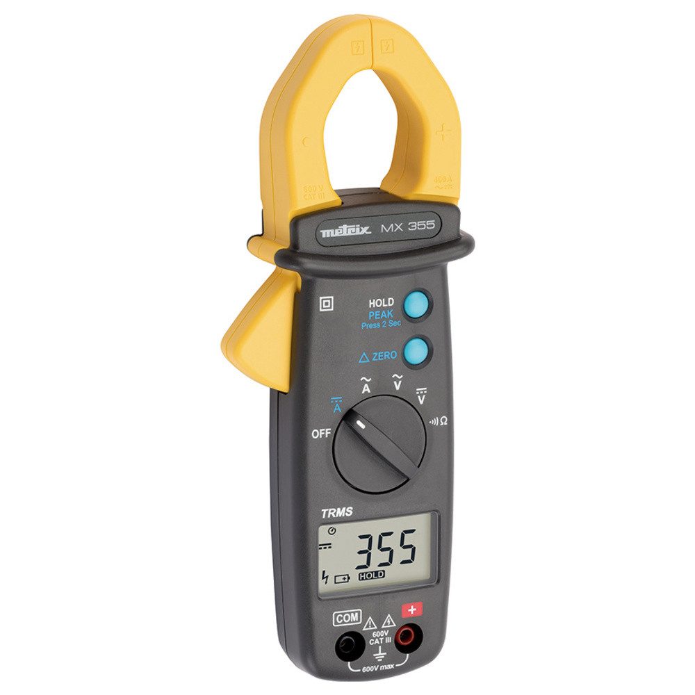 Thumbnail - METRIX Spannungsprüfer Metrix MX 355 Stromzange digital CAT III 600 V Anzeige (Counts): 600, (MX 355)