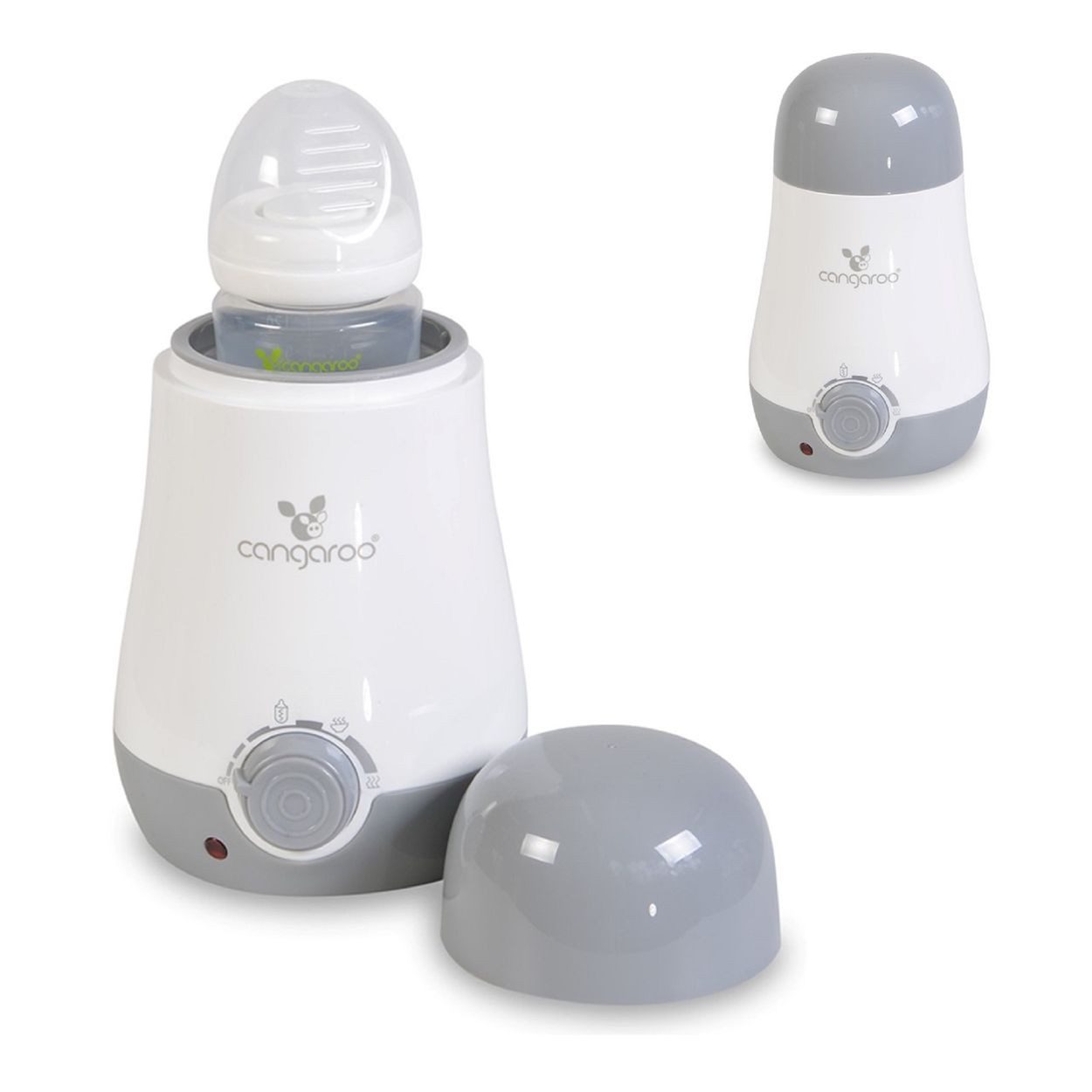Cangaroo Babyflaschenwärmer BabyUno 3 in 1, Sterilisator, Dampfgarfunktion, Babykostwärmer, Abschaltautomatik