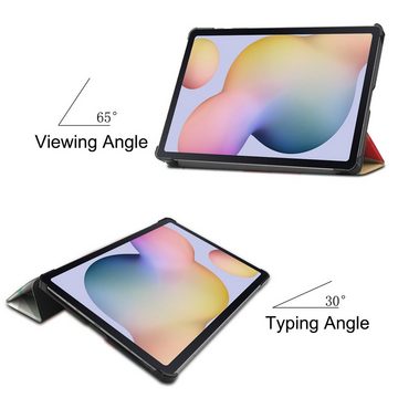 Lobwerk Tablet-Hülle Schutzhülle für Samsung Galaxy Tab S7 SM-T870/T875/X700, Wake & Sleep Funktion, Sturzdämpfung, Aufstellfunktion