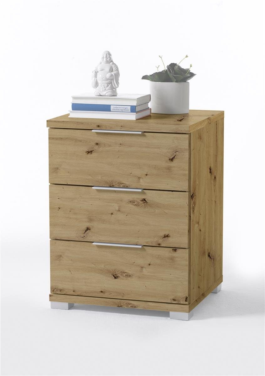 möbelando Nachtkommode Nelli, 46 x 61 x 42 cm (B/H/T)