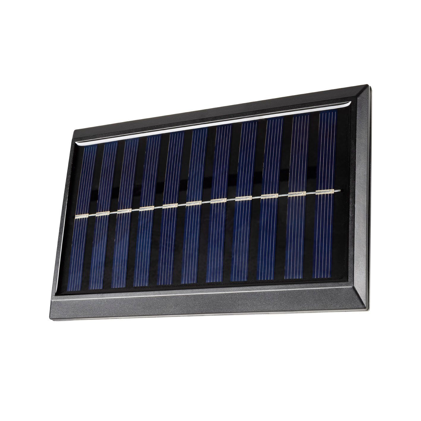 EASYmaxx LED-Solarstrahler LED Solarleuchte Bewegungsmelder schwarz