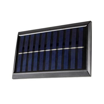 EASYmaxx LED Solarleuchte LED-Solarstrahler Bewegungsmelder schwarz