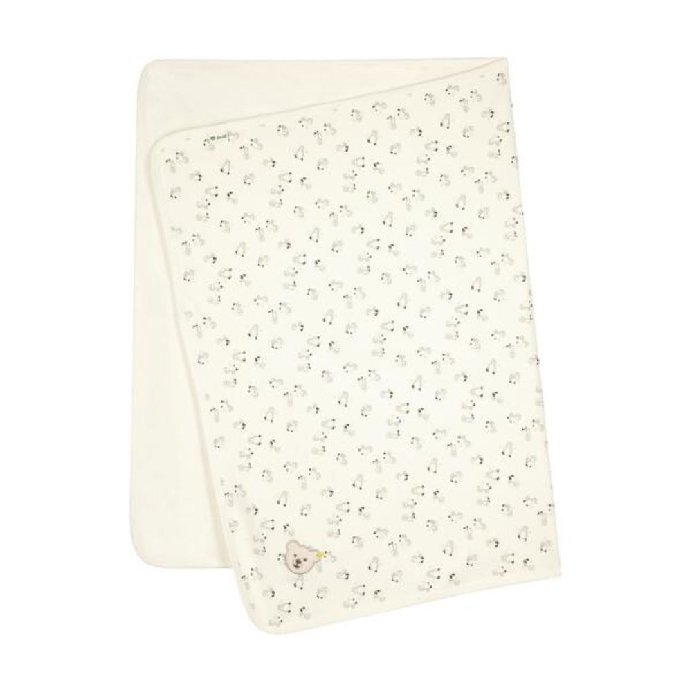 Babydecke Jerseydecke Pinguin beige 46 x 33 cm, Steiff
