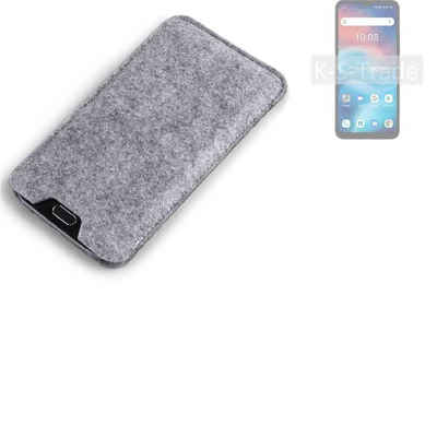 K-S-Trade Handyhülle für UMIDIGI C1, Filz Handyhülle Schutzhülle Filztasche Filz Tasche Case Sleeve