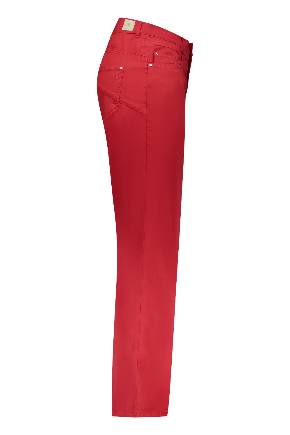 Atelier GARDEUR Bootcut-Jeans ZURI123-80661-4036 Slim Fit Damenhose rot, Bootcut, verkürzt Baumwoll-Stretch mit verkürztem Bootcut und 5-Pocket-Details