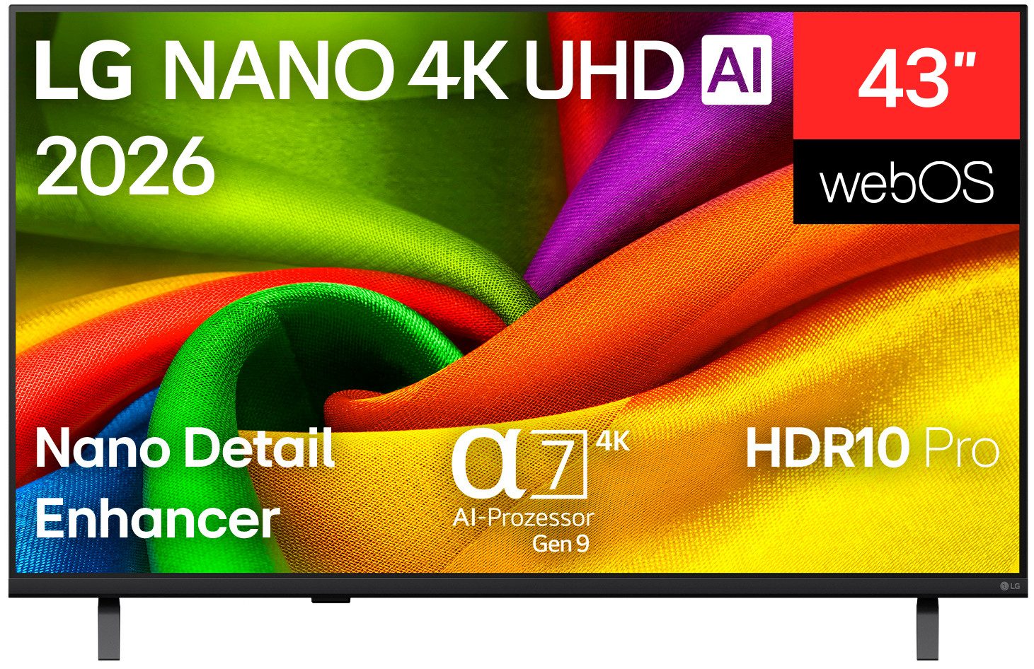 LG 43NU850B6LA DLED-Fernseher (108 cm/43 Zoll, 4K Ultra HD, Smart-TV)