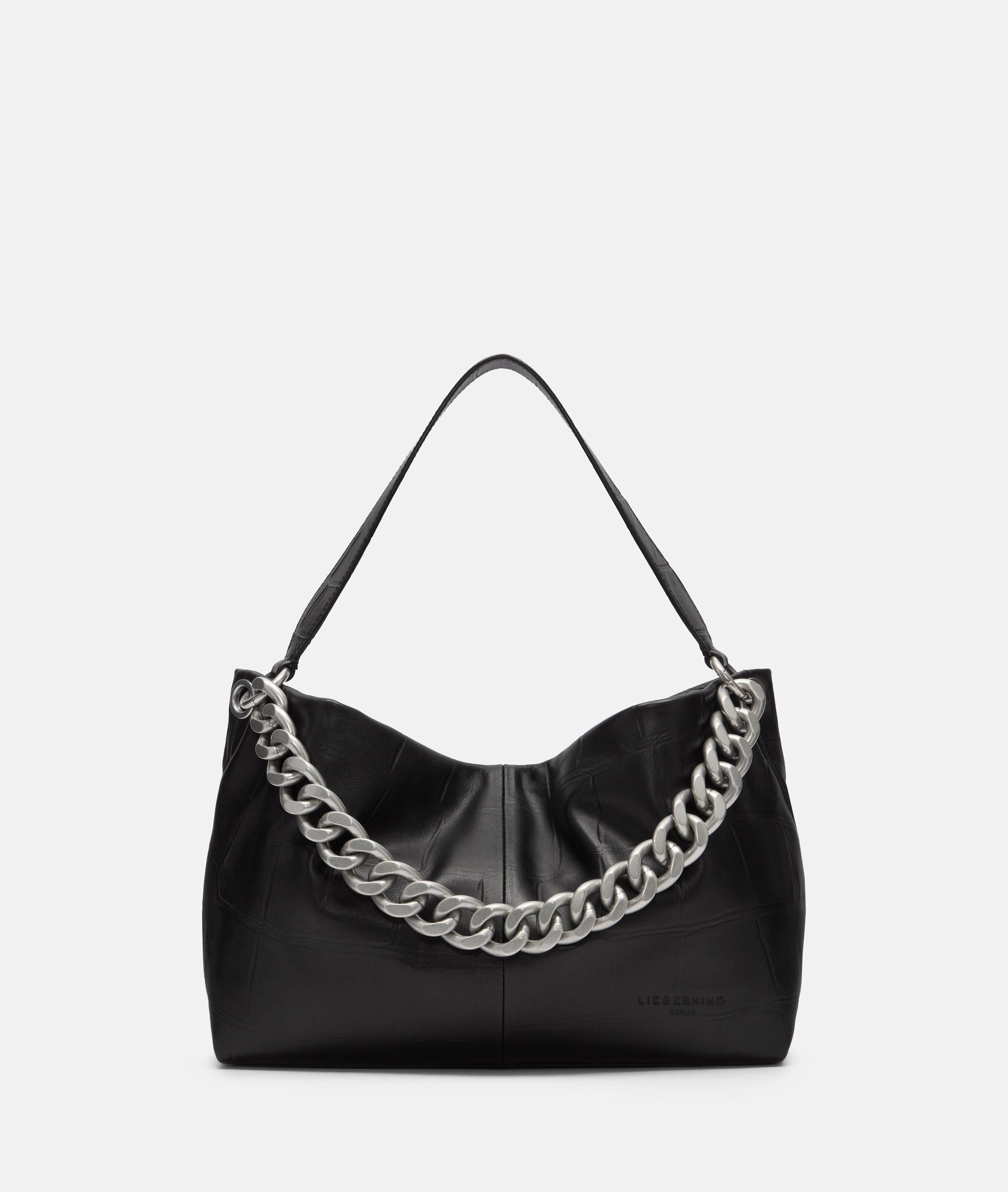 Schultertasche Kroko Mira Hobo M