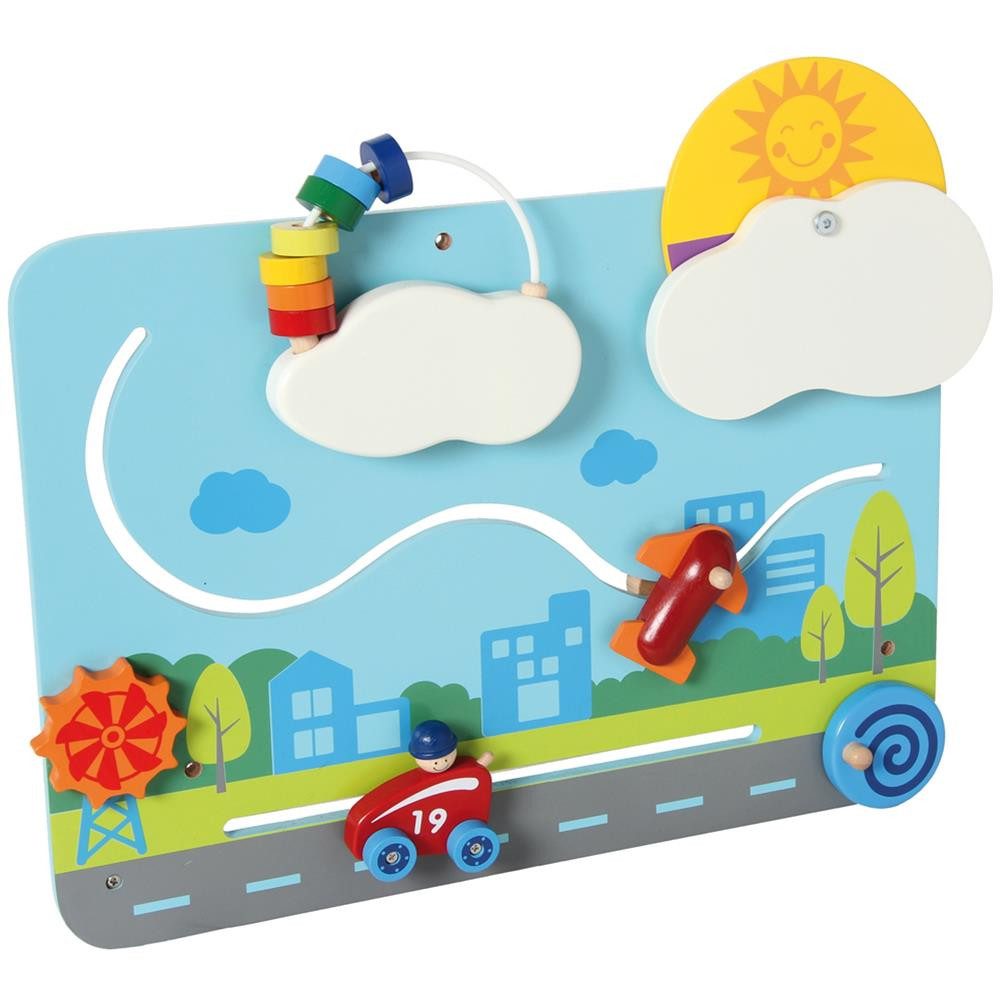 Bartl Spiel Wandspiel Landschaft Motorikspiel, Holz Aktivitätsspiel Kinder