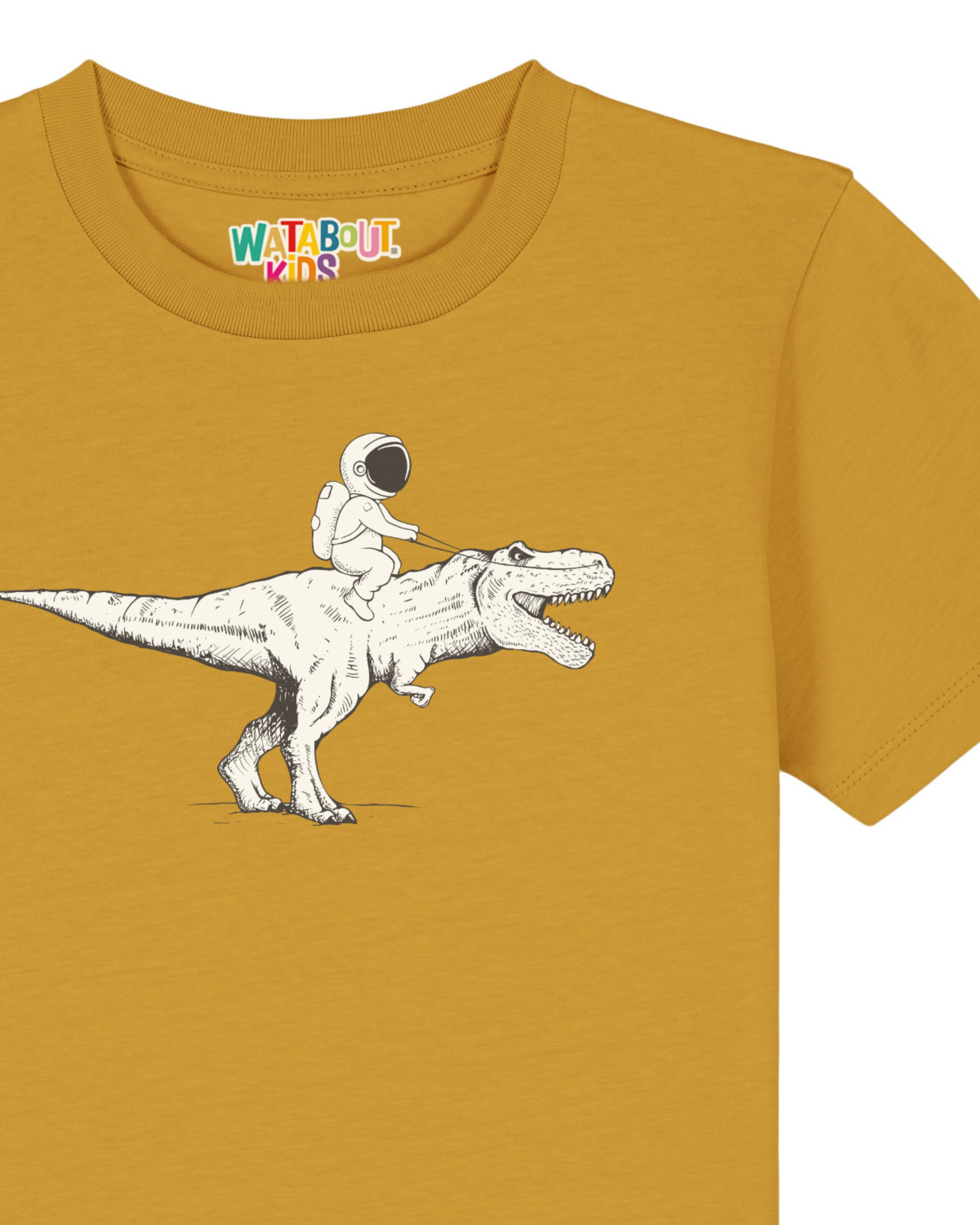 wat? Apparel T-Shirt Astronaut on T-Rex