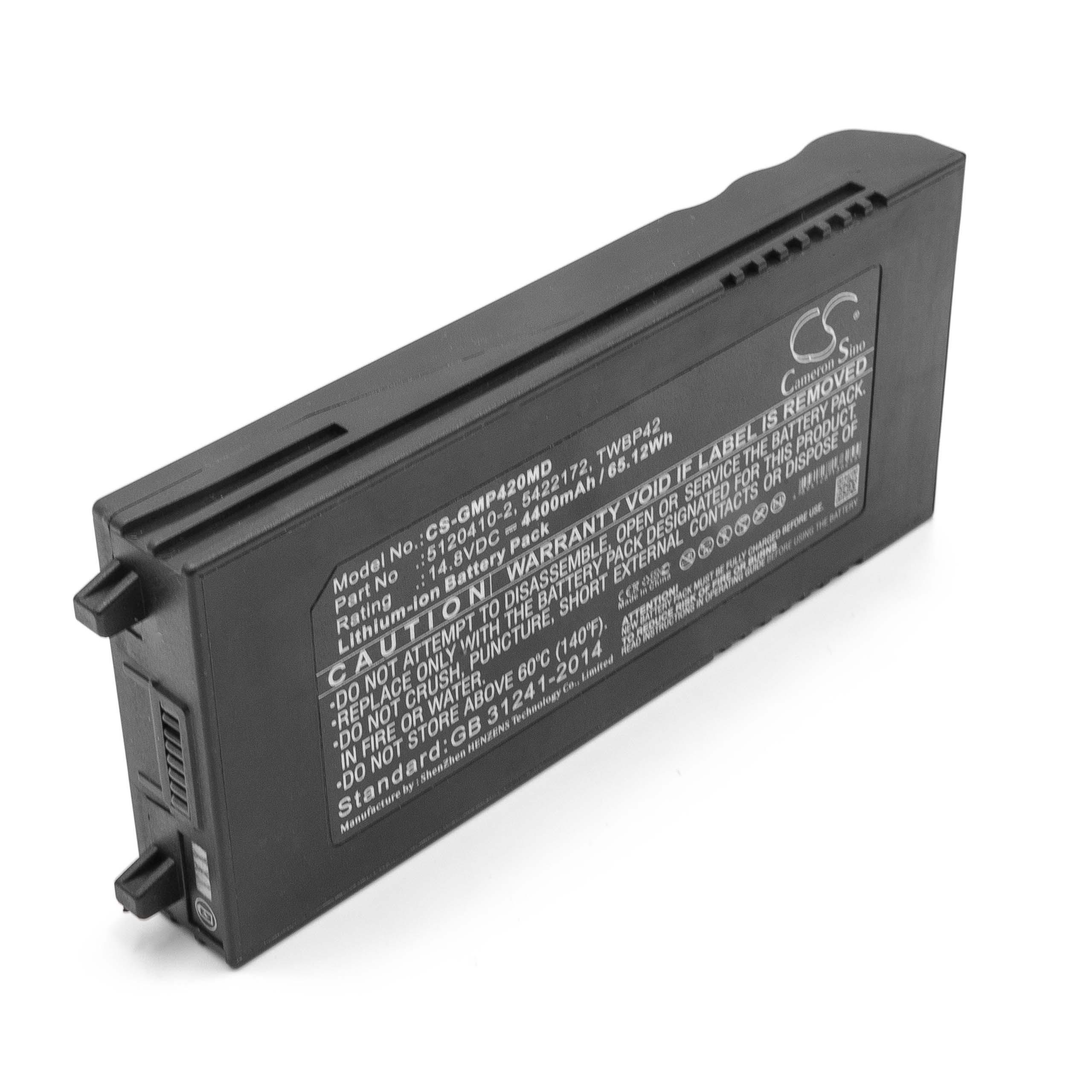 vhbw passend für Echographe E, Akku Logiq 4400 mAh Echographe GE Logiq Logiq Logic-E, I