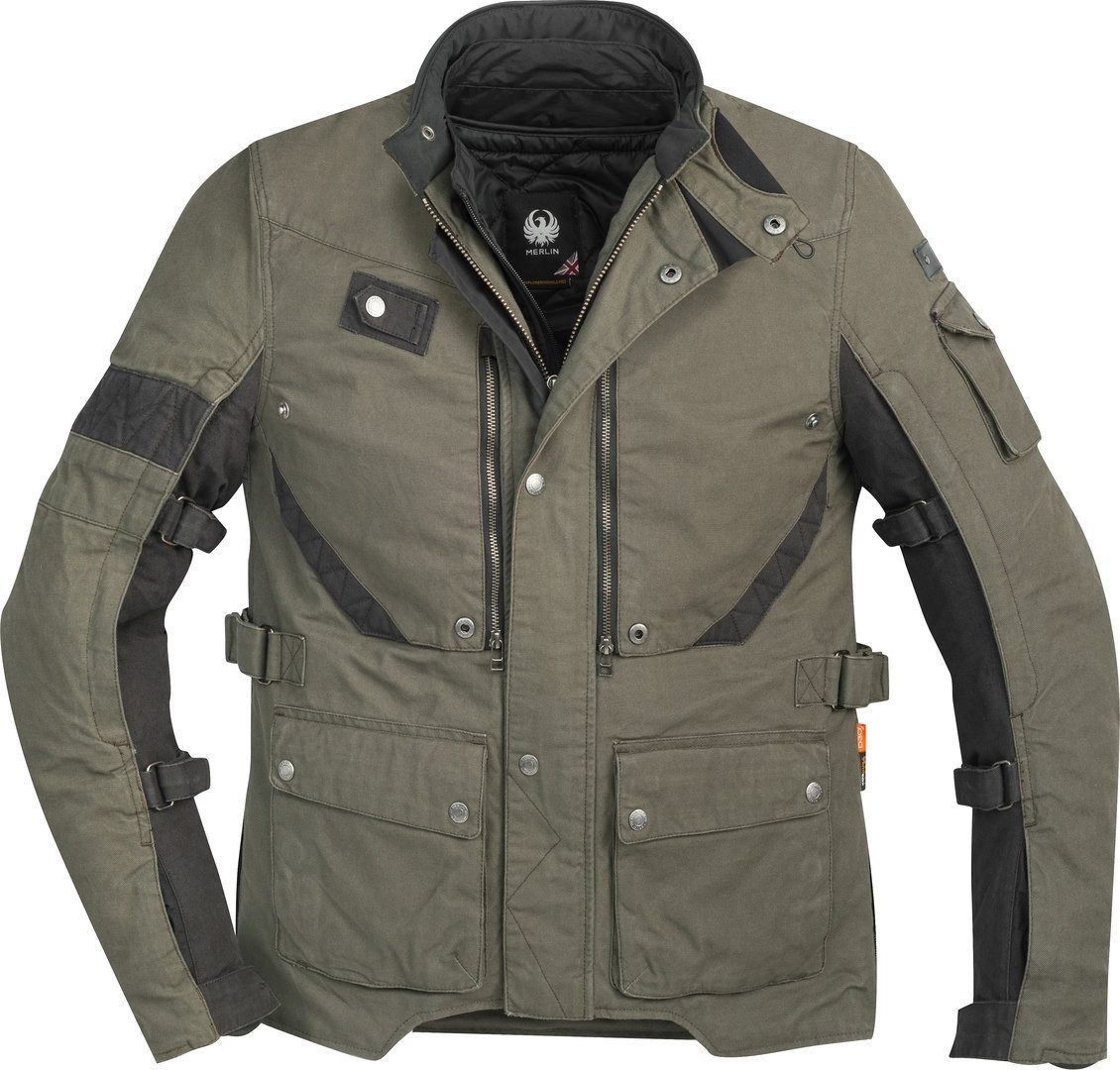 Merlin Motorradjacke Mahala Pro D3O Explorer Motorrad Textiljacke Rückenprotektor enthalten,herausnehmbares Innenfutter,wasserdicht