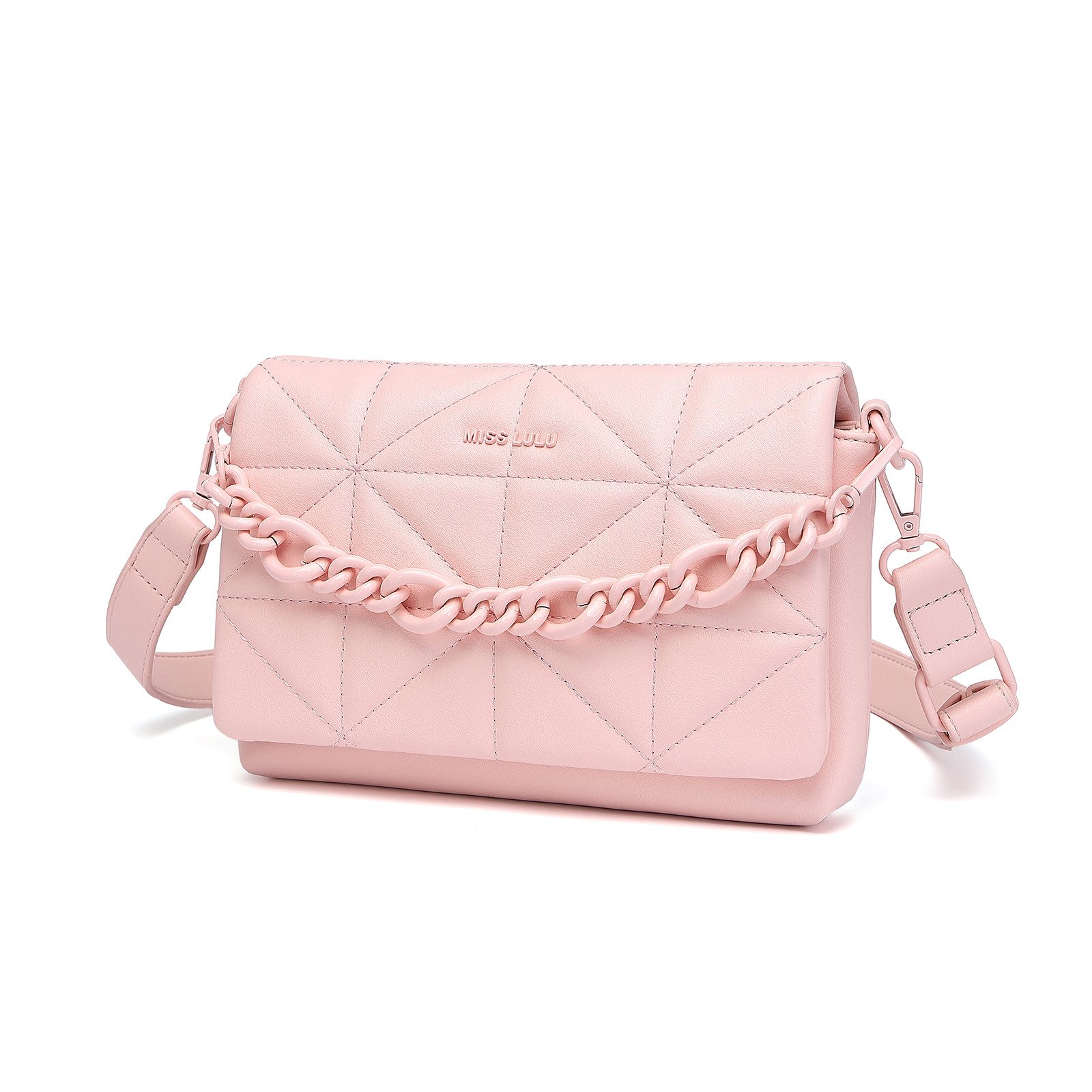 Miss Lulu Umhängetasche Gesteppte Damen-Handtasche – Klassische Umhängetasc günstig online kaufen