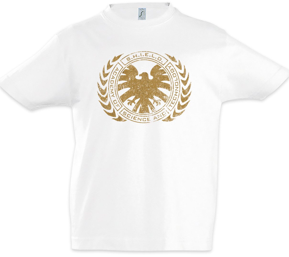 Urban Backwoods Print-Shirt S.H.I.E.L.D. Academy Kinder T-Shirt Nick TV Seargent Shield Fury Hydra (1-tlg) Agent Comic Director Howling
