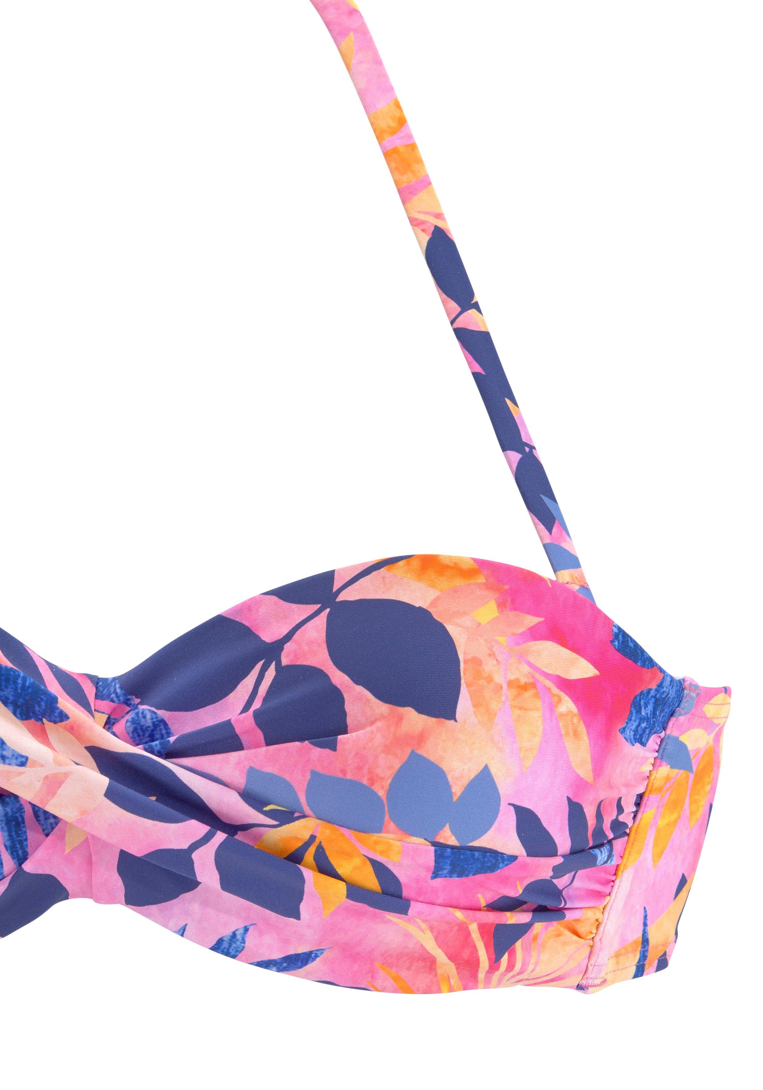 Vivance by Lascana Bügel-Bandeau-Bikini-Top Leilani, in getwisteter Optik